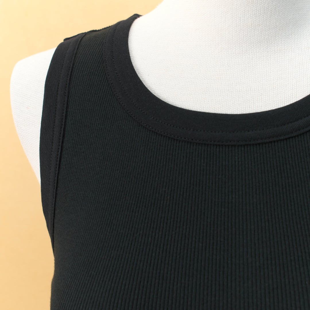 Gauze# ガーゼ G468 コットンカシミアテレコタンクトップ