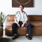 KUON(クオン) Arimatsu Shibori Camp Collar Shirt