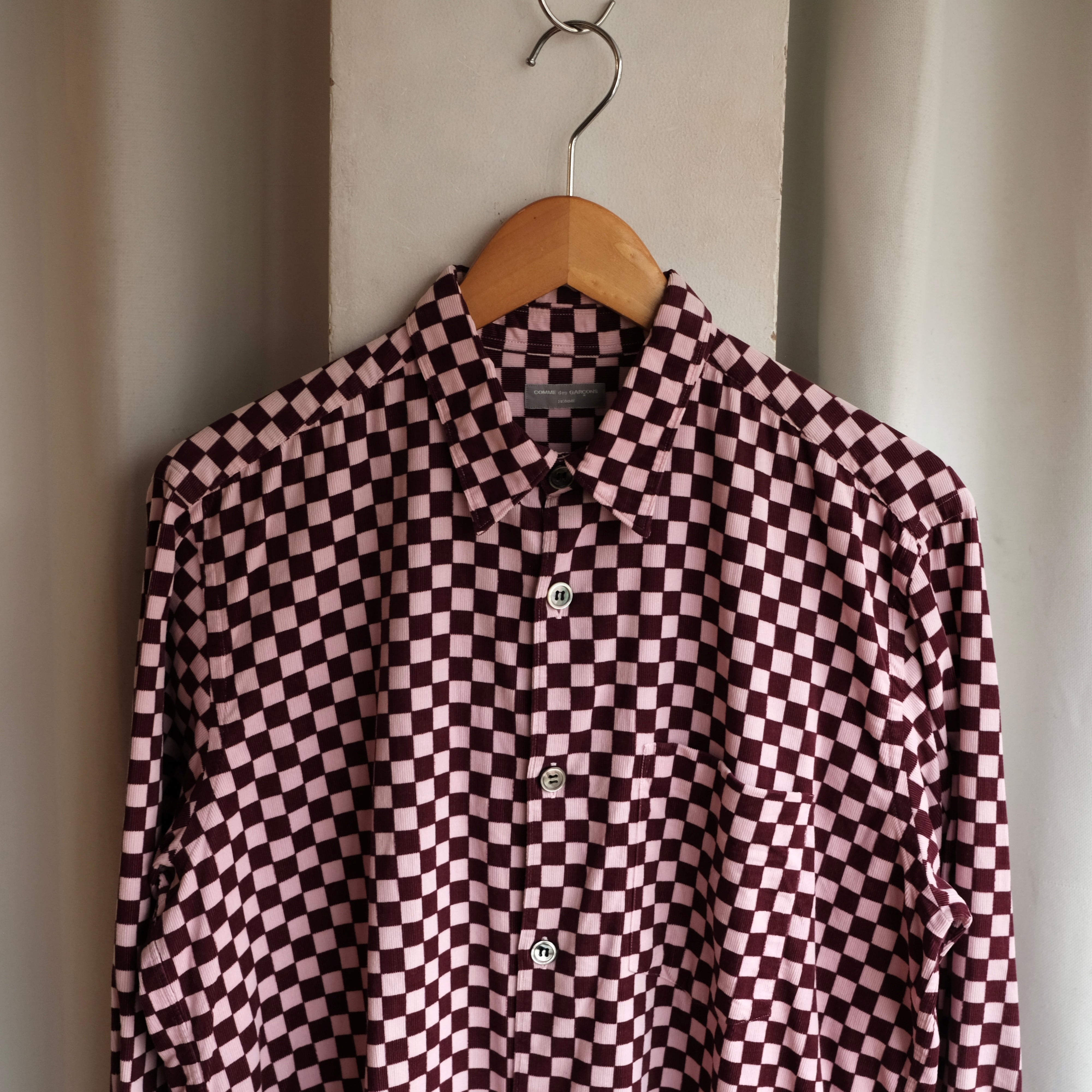 COMME des GARCONS HOMME 田中オム CHECKER SHIRT | safarionline