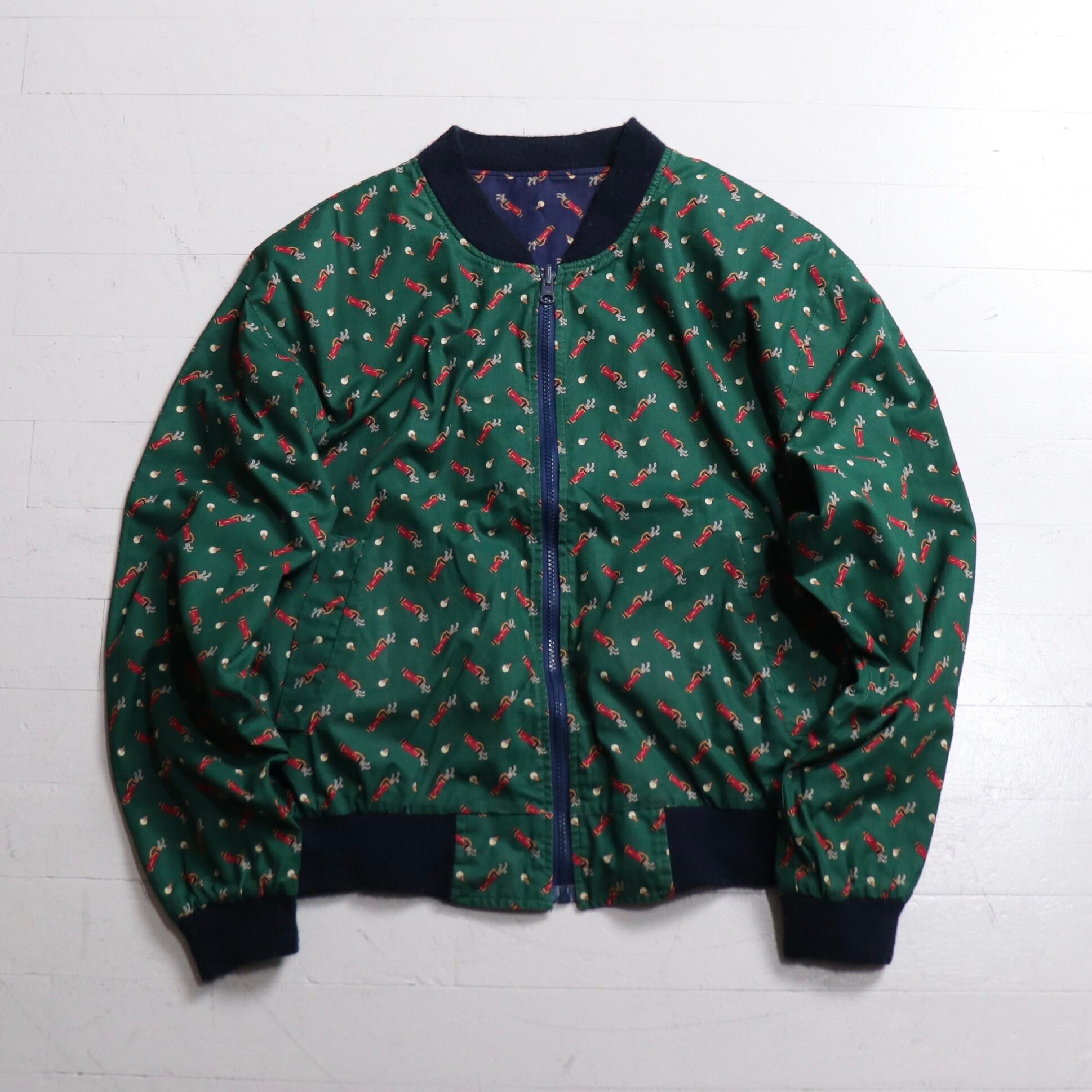 1990s Printed Reversible Blouson Made in USA