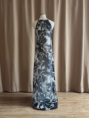 MADE IN U.S.A. artistic floral maxi dress-5202-4