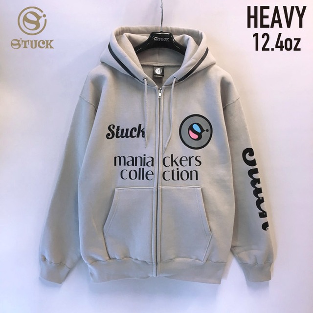 STAR STUDDED LOGO PARKA  メンズ レディース 厚手 裏起毛 12オンス 大きいサイズ 3XLまで 秋冬 おすすめ 送料無料