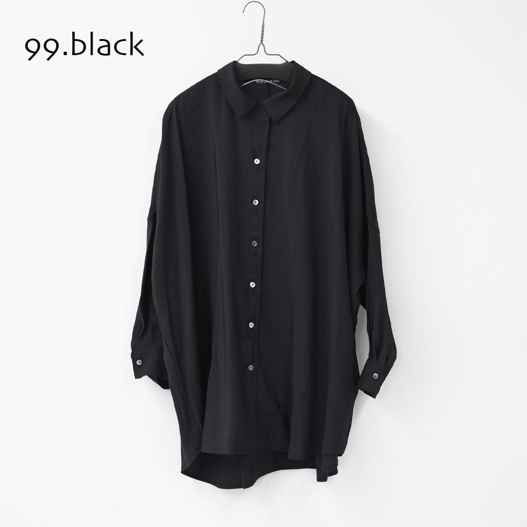 mizuiro ind [ミズイロ インド] wide tunic shirt [1-230129] ワイド