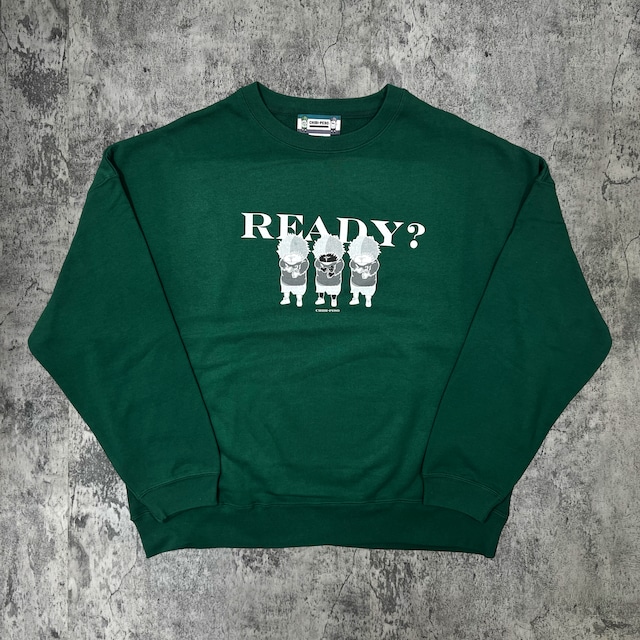 【CHIBI-PESO】READY? Big Silhouette Crewneck Sweatshirt