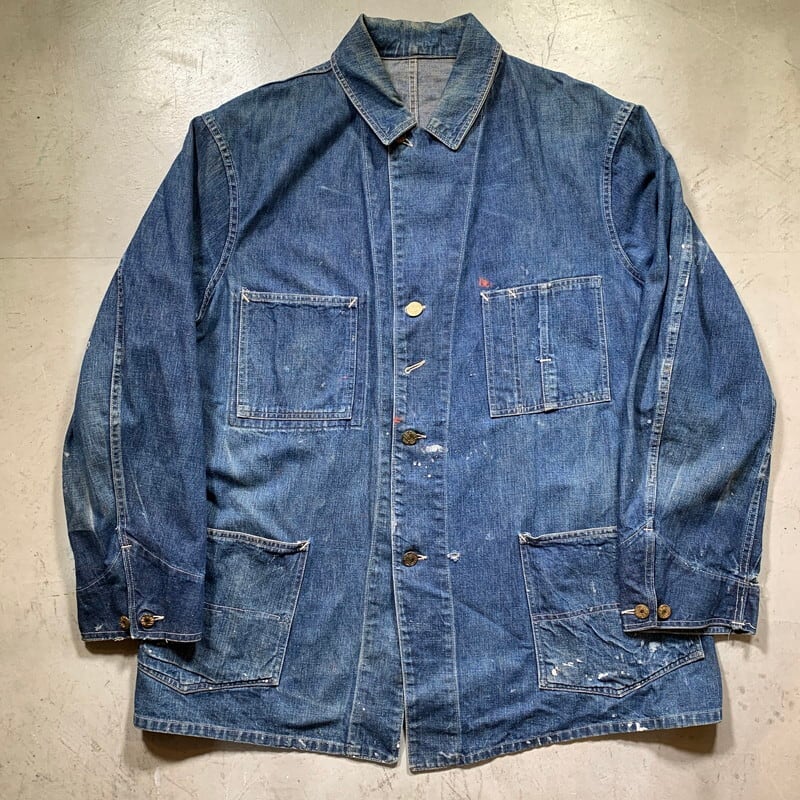 70s Lee デニム カバーオール ミントコンディション 濃紺 グッドサイズ