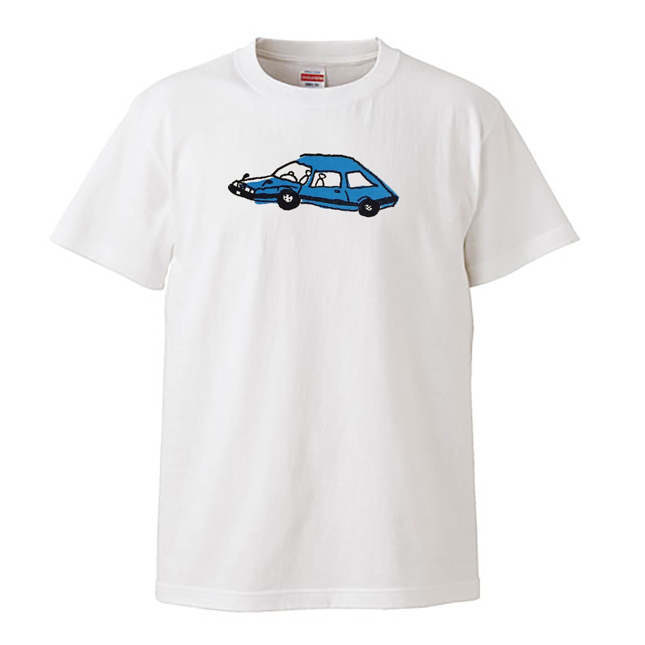 青い車 / Tシャツ / TEE /  - NATURAL /WHITE -