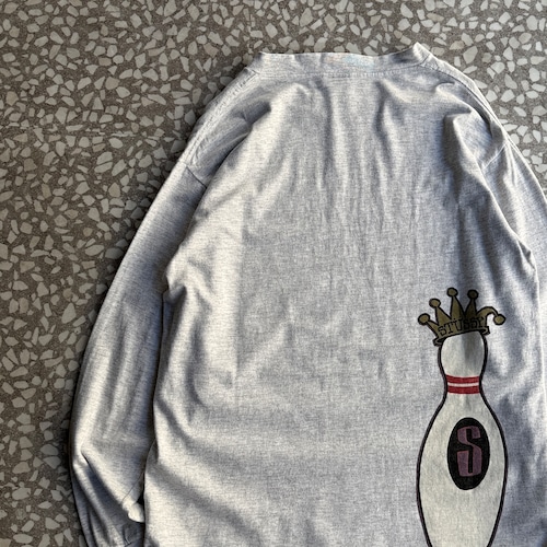 STUSSY / 80's KING PIN T-shirt sizeM 黒タグ