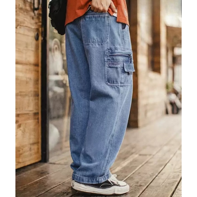 アメリカンウォッシュデニムパンツ 260007