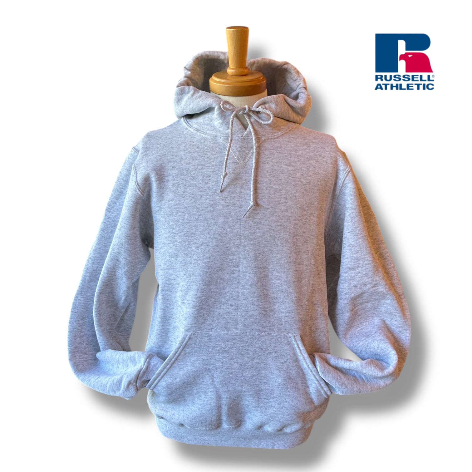 ”UNISEX”PARKA PULL OVER-Grey【RUSSELL ATHRETHIC】ラッセルアスレチック パーカープルオーバー