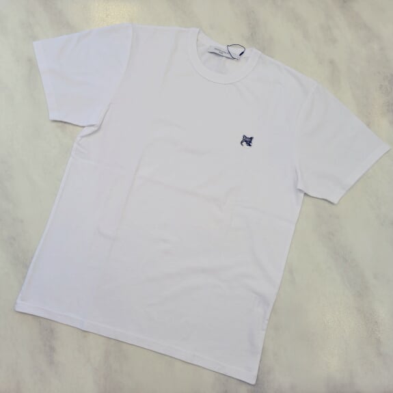 Maison Kitsune メゾン キツネ Tシャツ 半袖 メンズ グレー フォックス