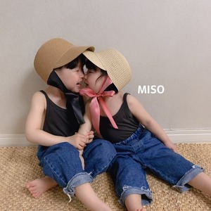 Ribbon straw hat