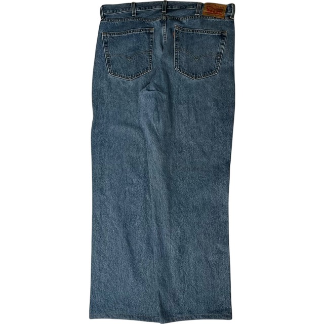 【W38×L32#裾上げ済み】Levi's550   デニムパンツ　革パッチ