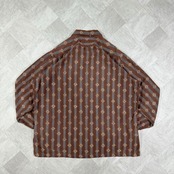 【天上天下唯我独尊】ポロラルフローレン 総柄シャツ 80s 白タグ シャモア