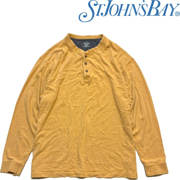 1点物◇セントジョンズベイSJBヘンリーネック長袖ロンTシャツ古着