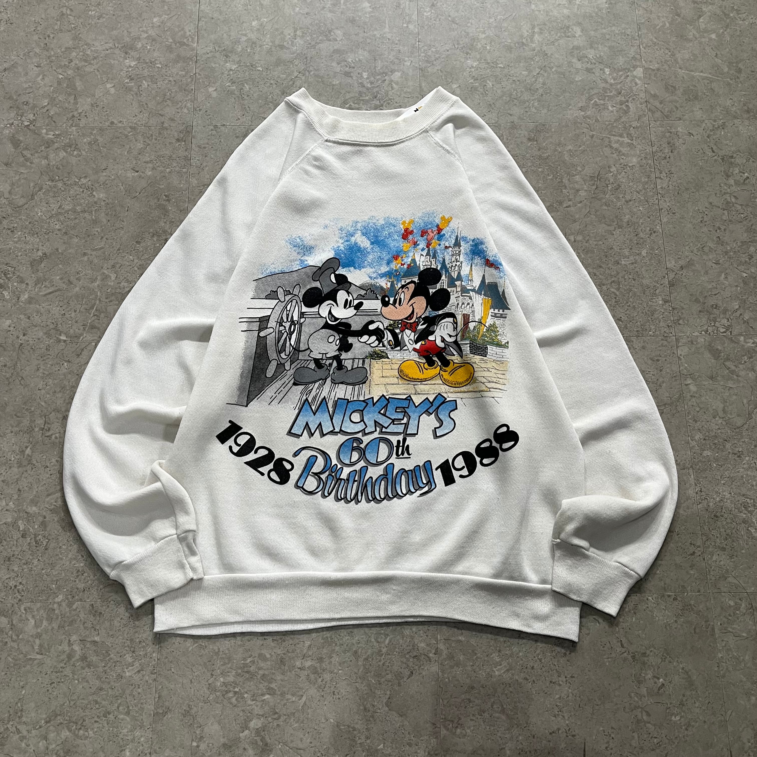 1988s Disney "Mickey's 60th Birthday" memorial sweat【仙台店】
