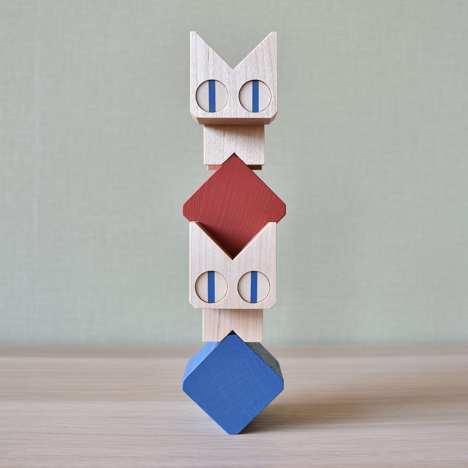 ネコブロック・ウォルナット | こまむぐ |公式通販｜日本製木の