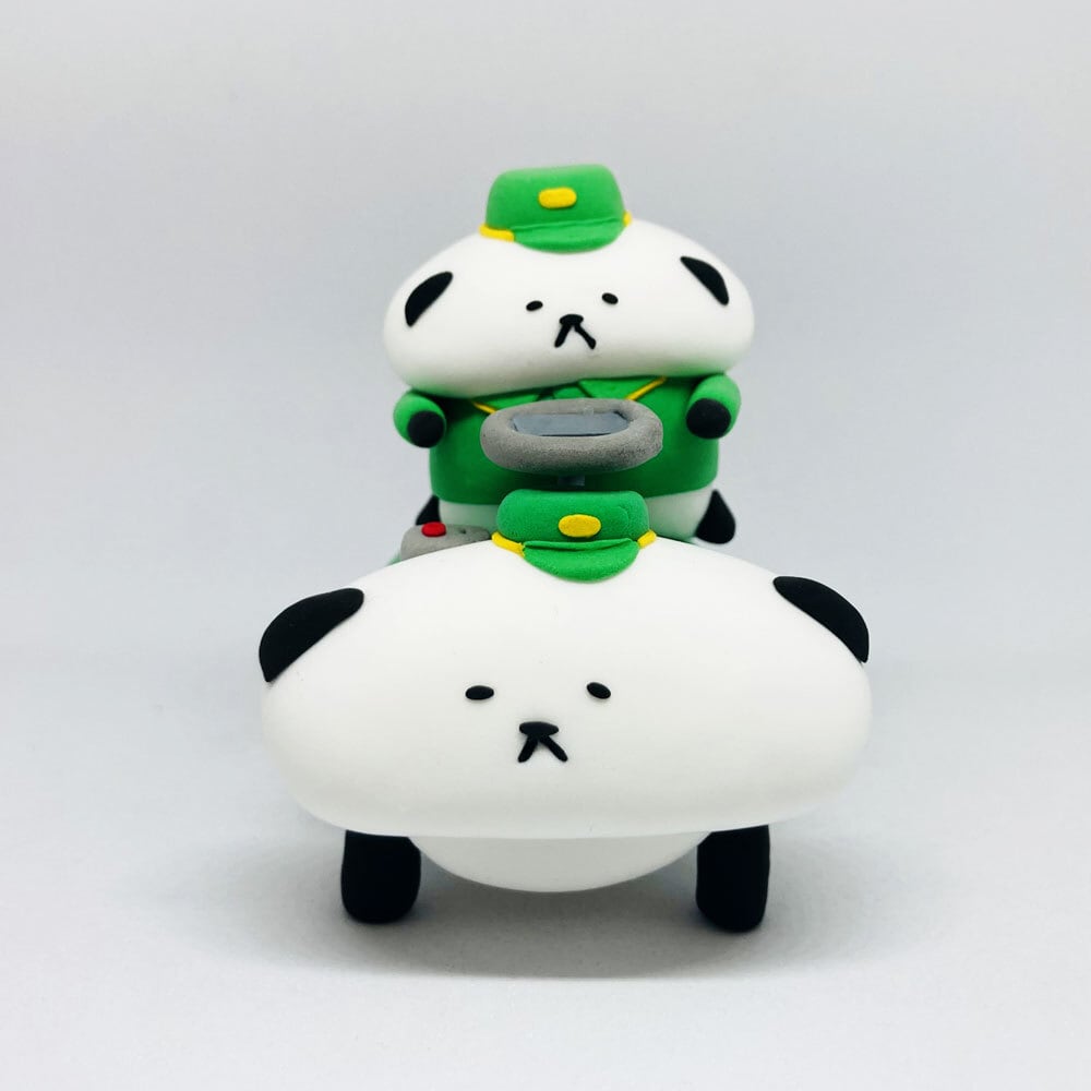 宅配パンダカー / 紙粘土 / カトコト