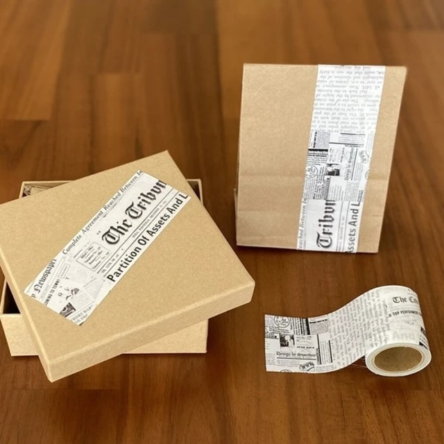 デザイン養生テープ　Newspaper