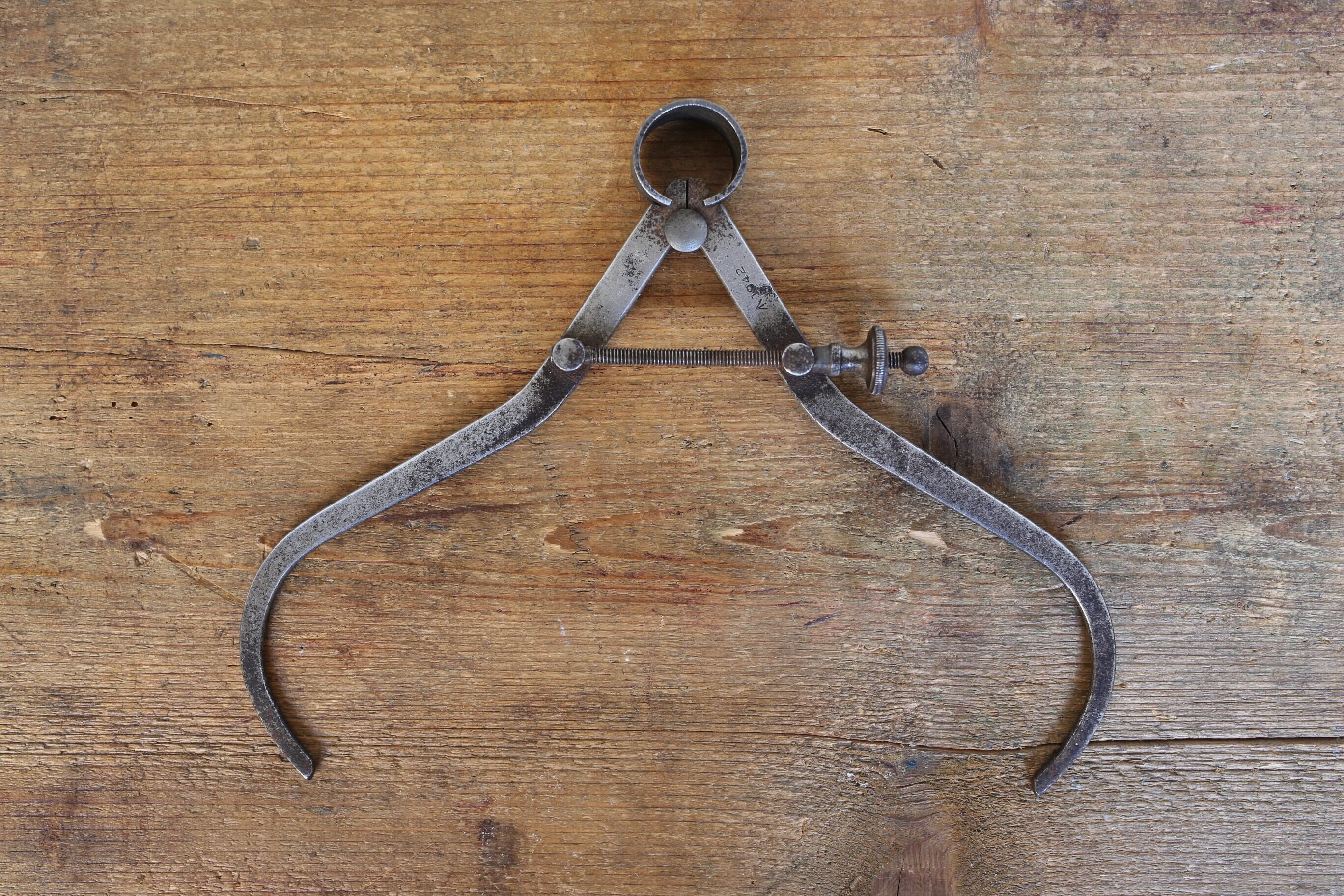 フランス アンティーク 工具 キャリパー カリパス（大） N-2208 | EMUPARIS