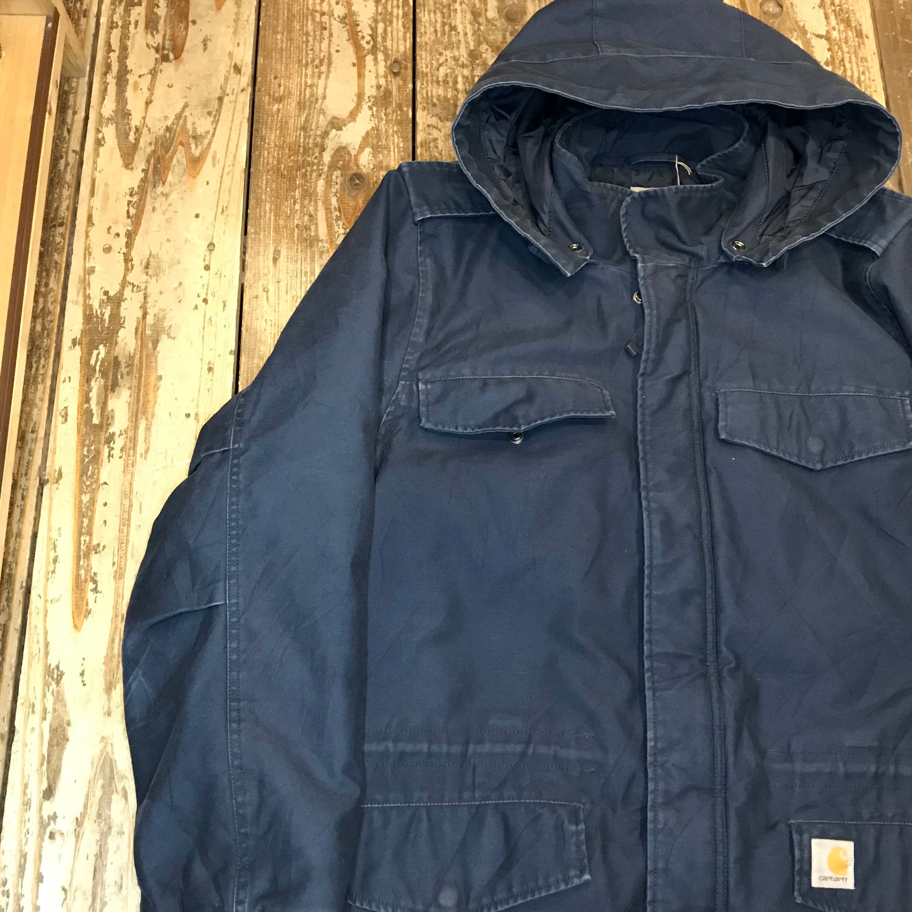 CARHARTT ヒックマンコート Mサイズ ネイビー カーハート