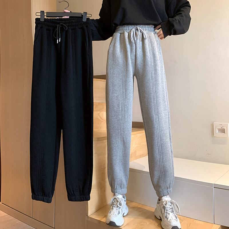 スプリングパンツ オータムグレールーズベルベットカジュアル 春物 秋物 試着室20435000116