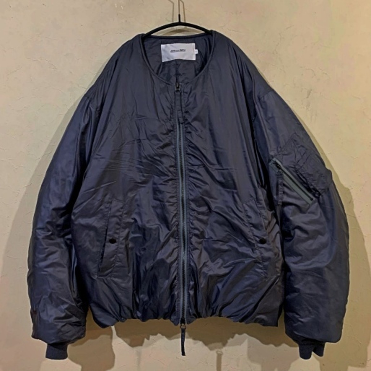 JOHN MASON SMITH ジョンメイソンスミス PUCKERING BLOUSON ジップ 