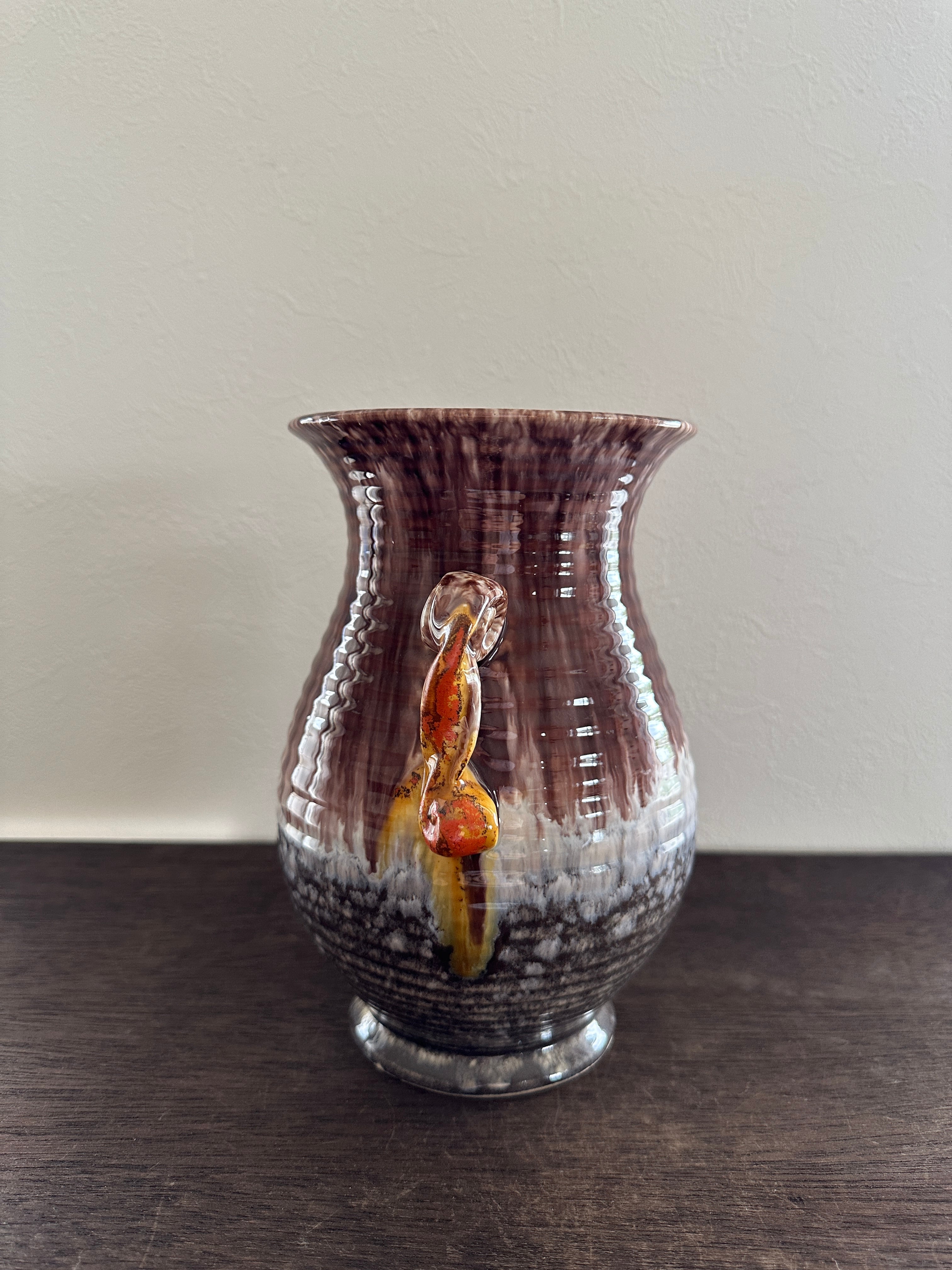 Fat Lava Jasba社製 魔法のような釉薬が美しいフラワーベース | むかし