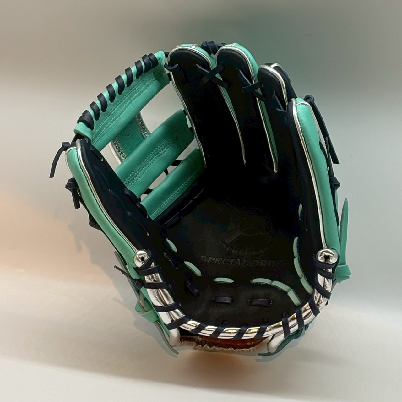 軟式】玉澤 内野グローブ TG-TG40AD-3 刺繍あり（ターコイズグリーン