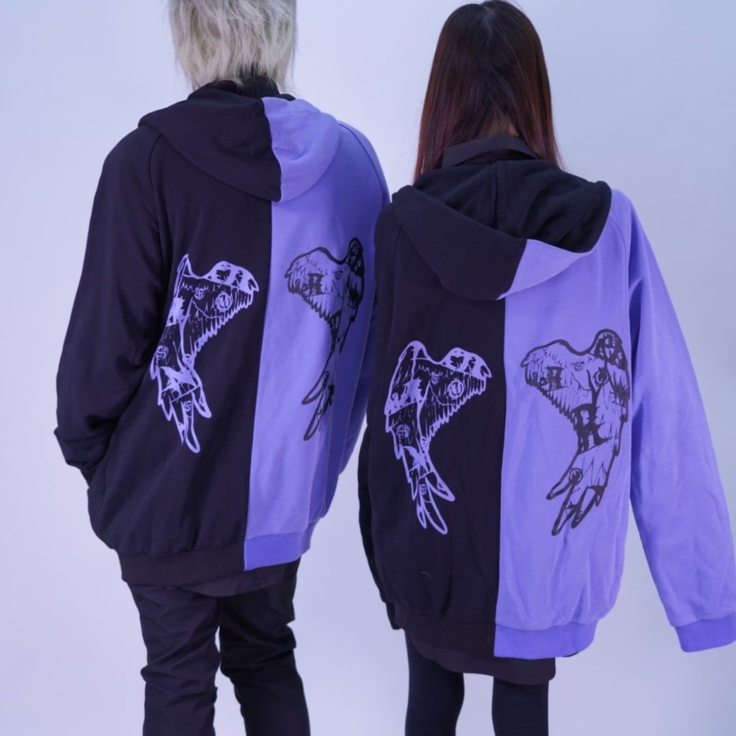 two-tone ZIP PARKA【NieR WING】 | NIER CLOTHING powered by BASE