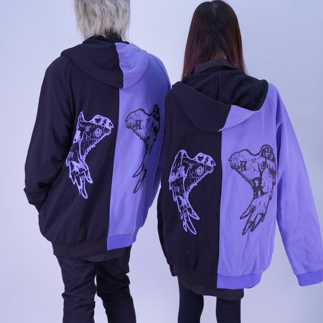 TWO-TONE ZIP PARKA【NieR WING】