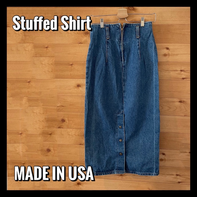 【Stuffed Shirt】 USA製 ロング デニム スカート アメリカ古着
