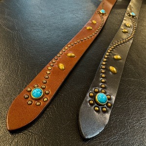 ナスングワム【Nasngwam】Studs Belt (Black)