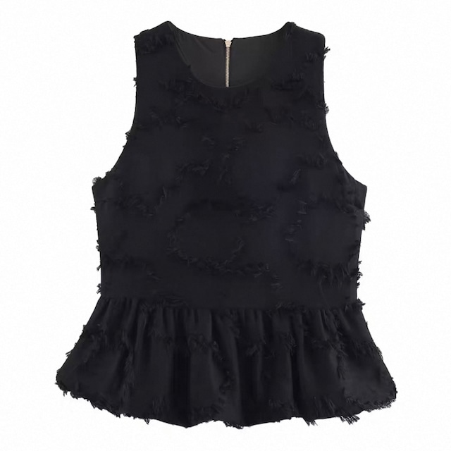 Black flange pepulam tops
