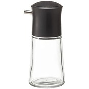 リス 調味料 プッシュ式 醤油差し ブラック 80ml スタビアリュクス プッシュ調味差し S