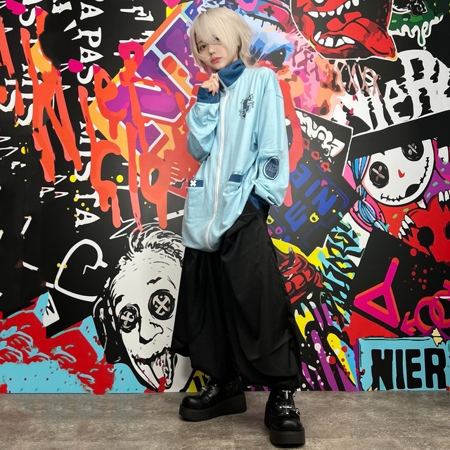 ダブルフラップBACK LOGO SARROUEL PANTS