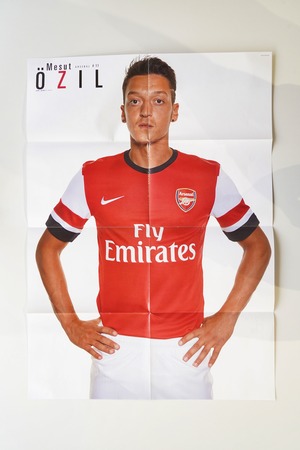 メスト・エジル/ギャレス・ベイル|サッカーポスター 大判 B2|2010年代 欧州スター プレーメーカー×スピードスター