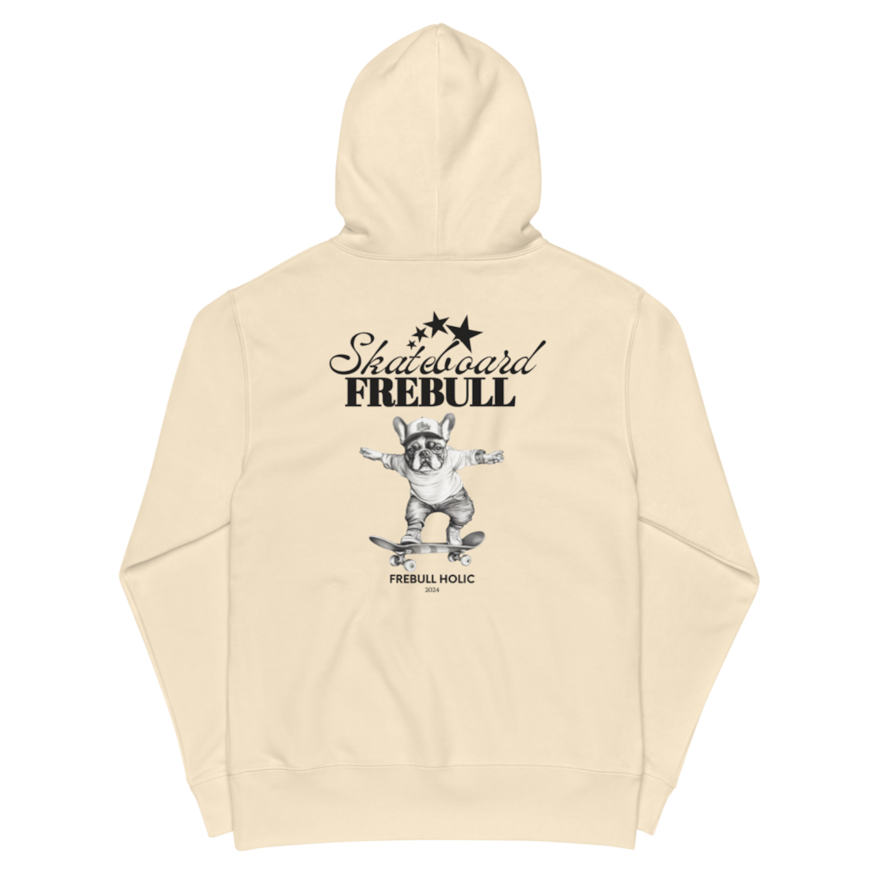 FREBULL OTHER ユニセックス プルオーバー バックプリント パーカー (5colors) P00066