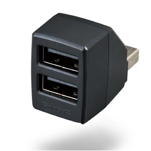 【在庫のみ】セイワ(SEIWA) 車内用品 USBコネクター USBハブ 2口 F321 出力3A 自動識別 充電専用