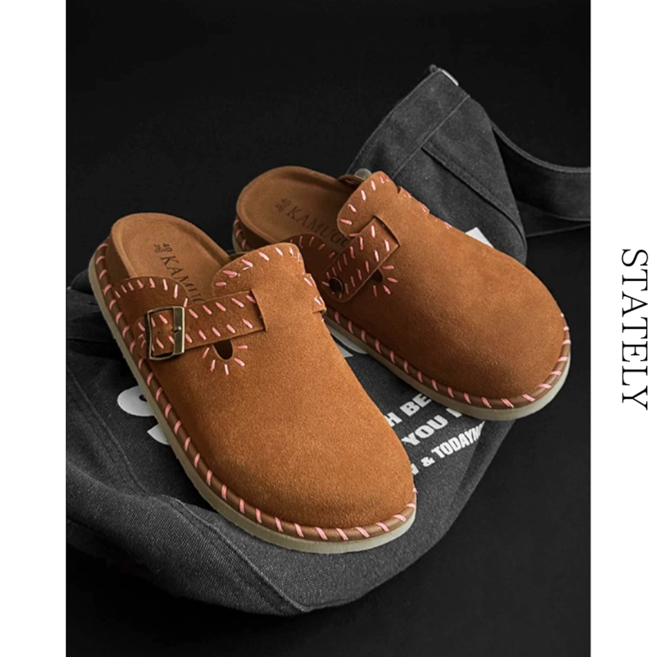 Suede Buckle サボサンダル/2color_S25・画像3