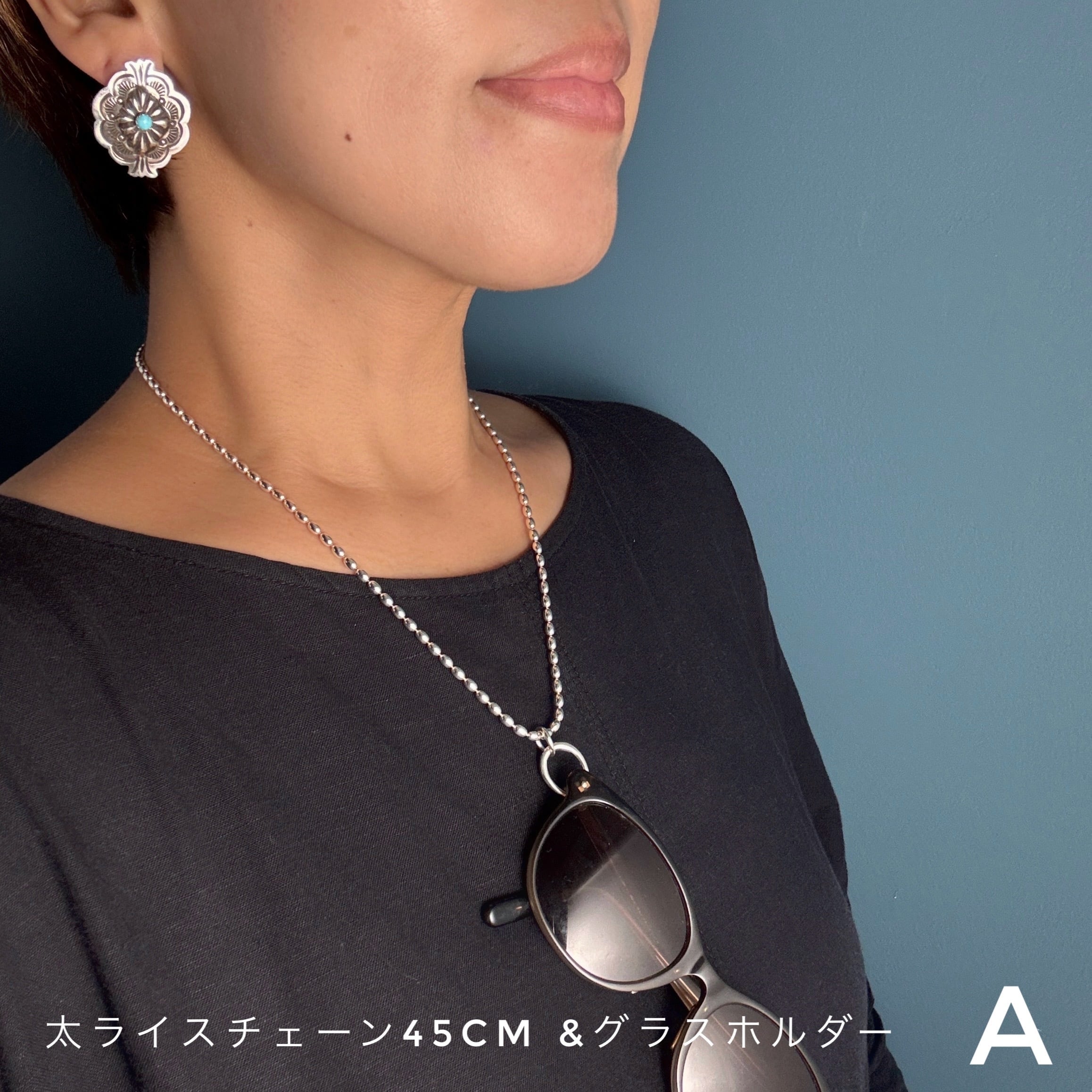 Indian Jewelry》 ターコイズ センター イン コンチョ ピアス | 【公式
