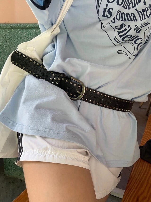 【即納商品】punk studs belt