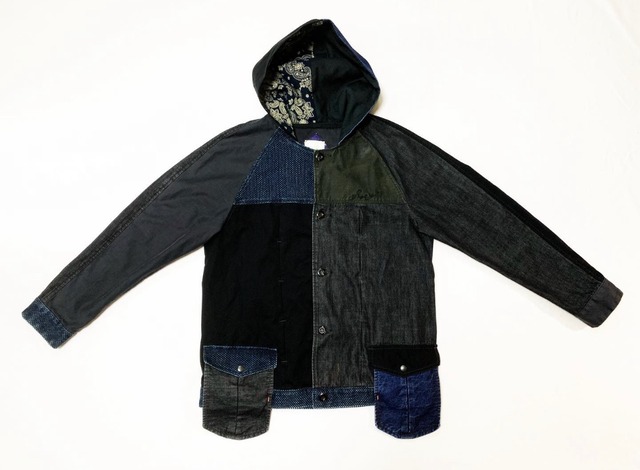20SS クレイジーミックスパーツミリタリーフーディージャケット / Crazy mix parts military hoodie jacket