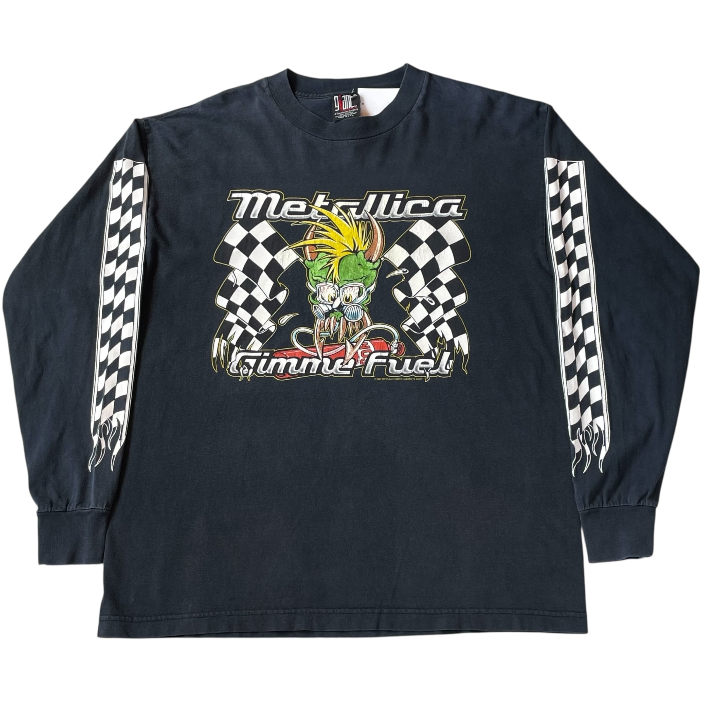 Special!!! 1997s METALLICA "Gimme Fuel artwork by ED ROTH" L/S T-shirt
