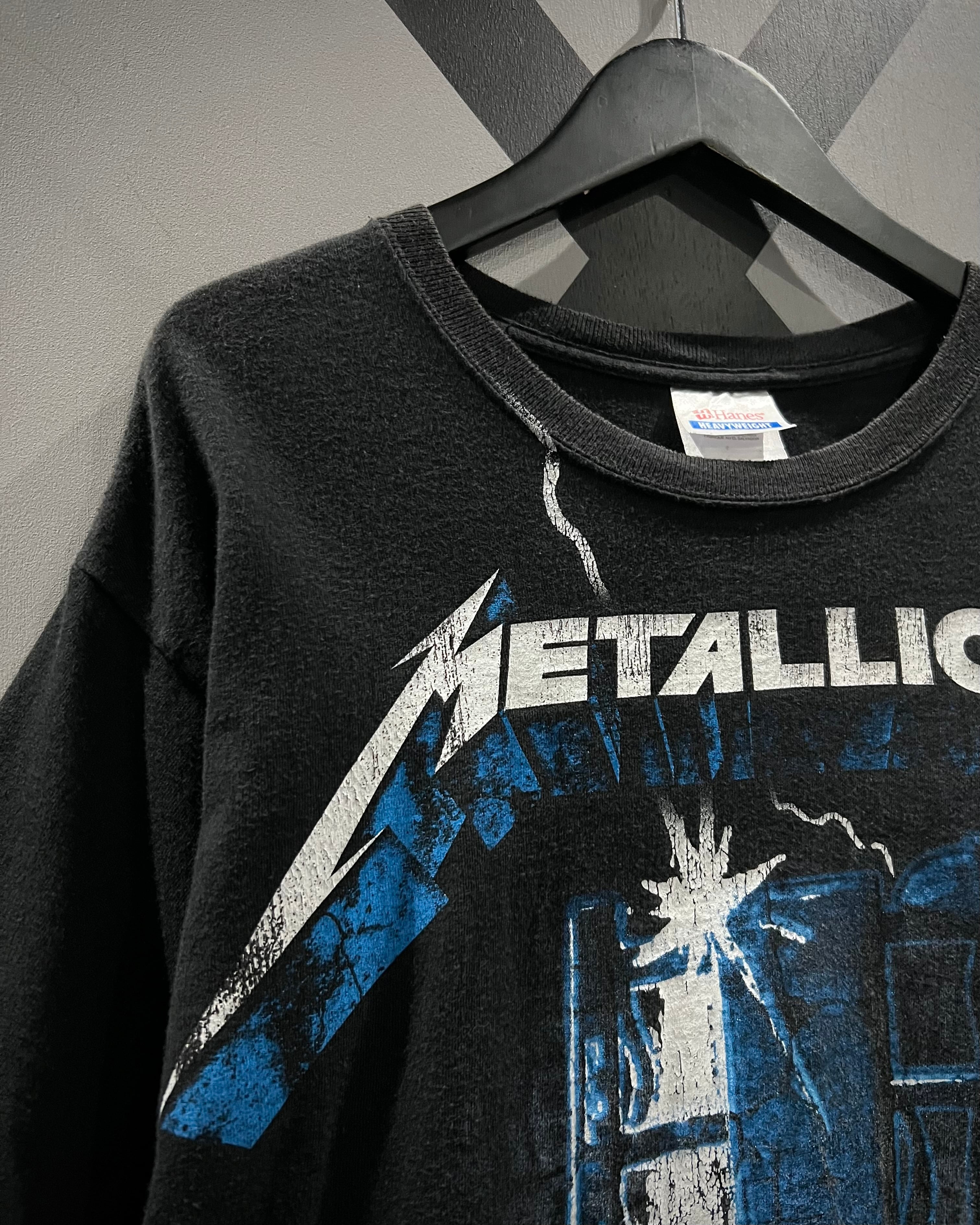 X VINTAGE】00's “METALLICA” “Ride The Lightning” Print Design T