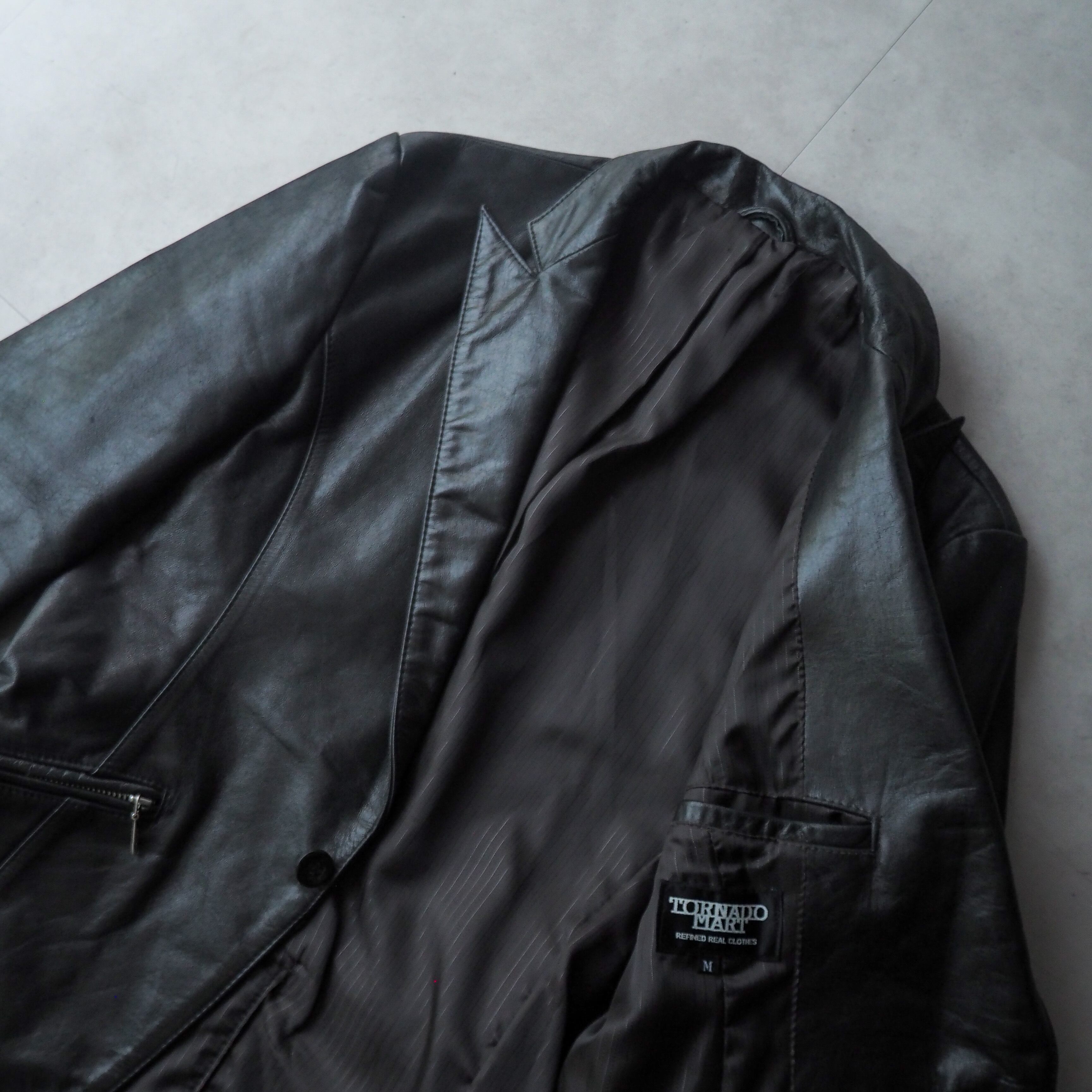 00s〜 “TORNADO MART” leather tailored jacket 00年代 トルネード ...