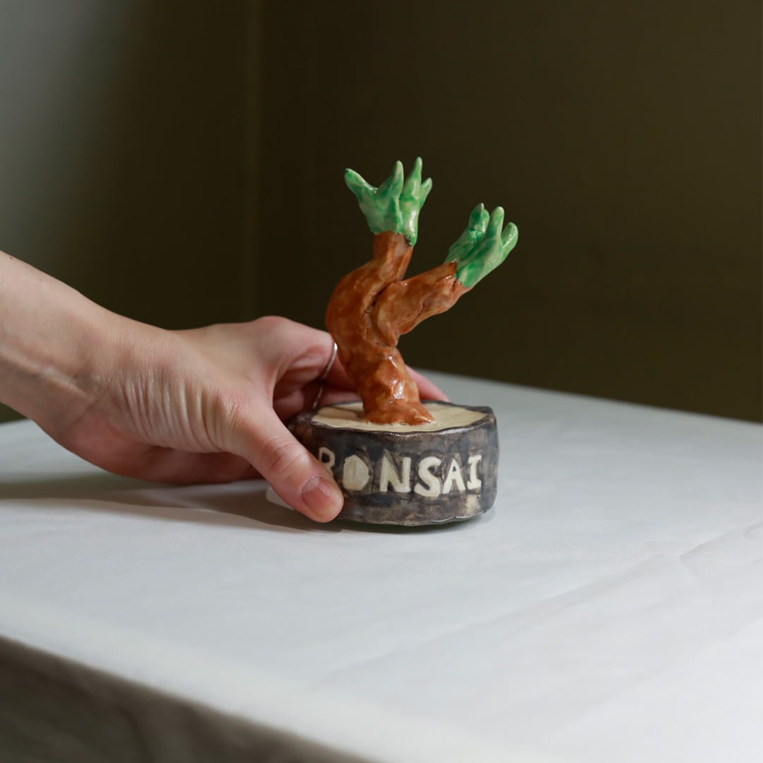 enjoy ceramics club bonsai original (盆栽のオブジェ) | FREEPARK