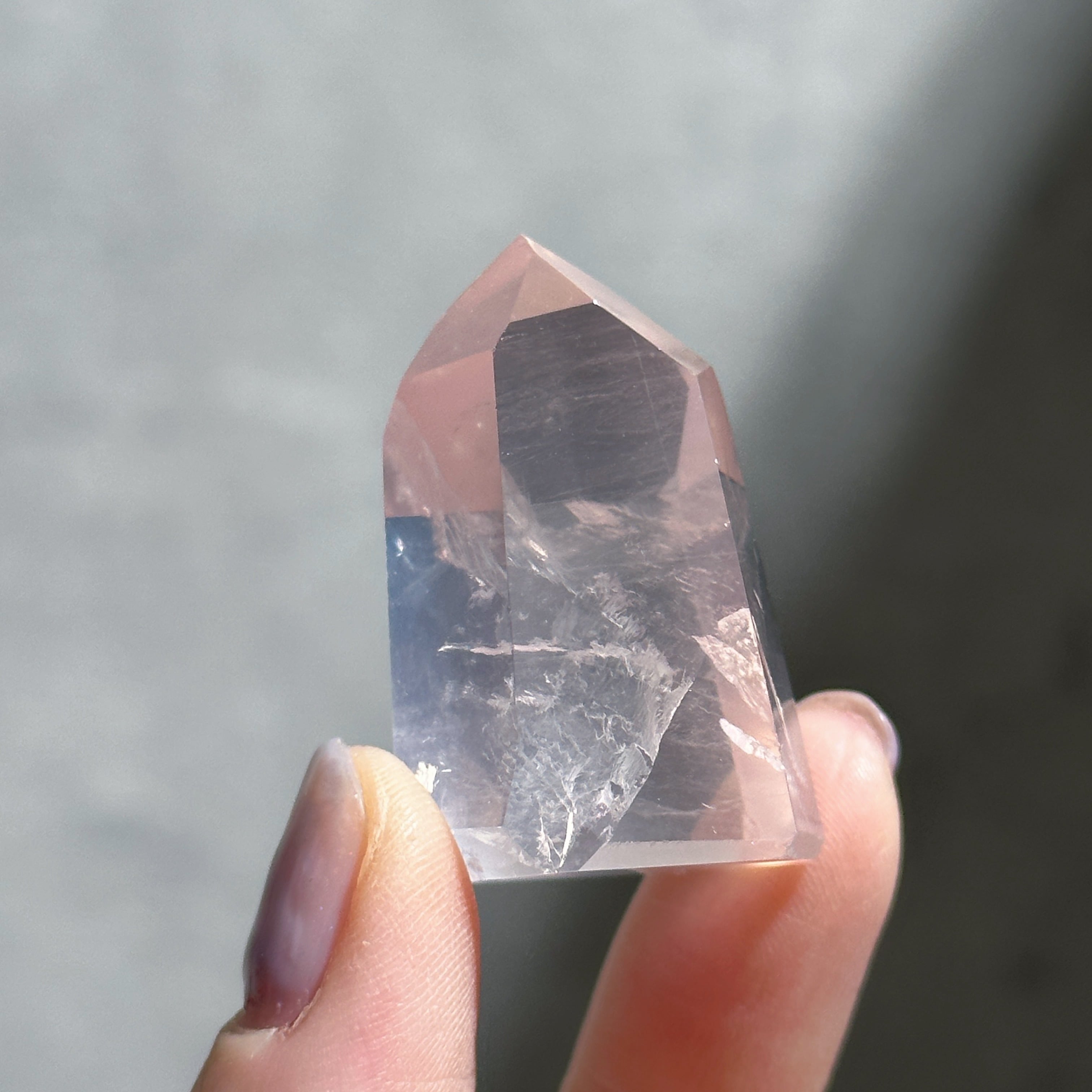 ローズクォーツ タワー51◇ Rose Quartz Tower ◇天然石・鉱物