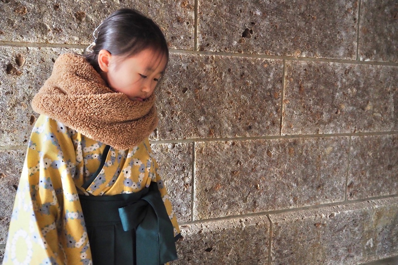キッズ用袴 RAKUHAKA【花冠】95〜105cm相当 3歳児 - 8