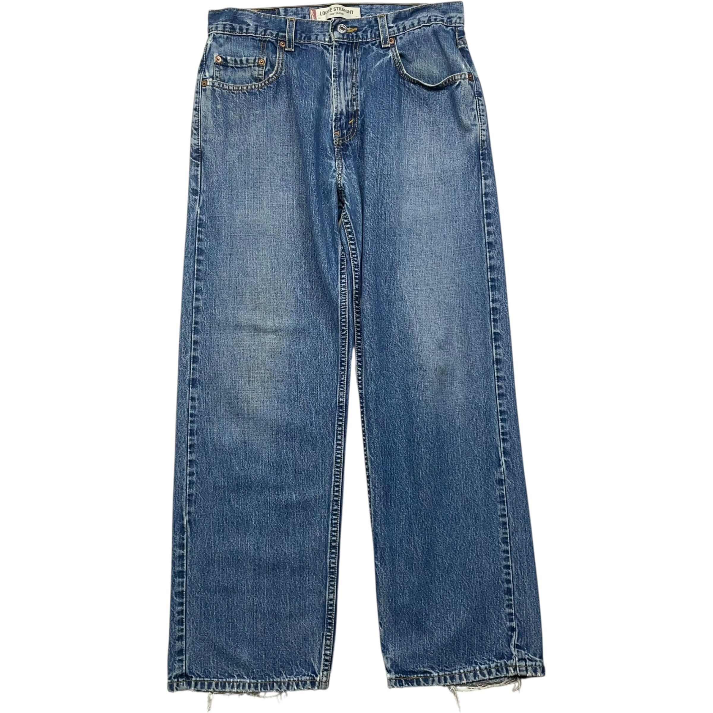 《実寸W32 L29》Levi's リーバイス 569 デニムパンツ ルーズストレート no.7503