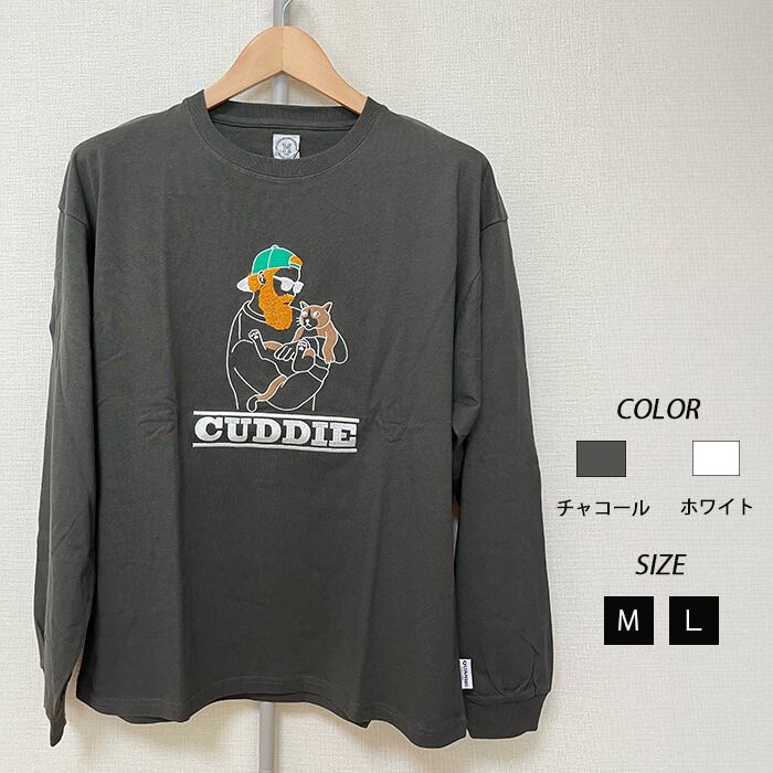 ヒゲサガラ刺繍ロングスリーブTシャツ